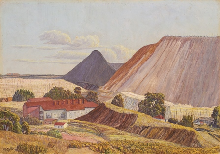 Moses Tladi 448x313. No 1 Crown Mines. Undated. Oil on canvas board. 350 x 500mm. Private collection. Image courtesy of Print Matters.jpg (97.5 kB)